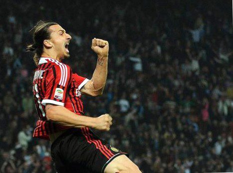 Milan 2:1 against as rom thanks to ibrahimovic